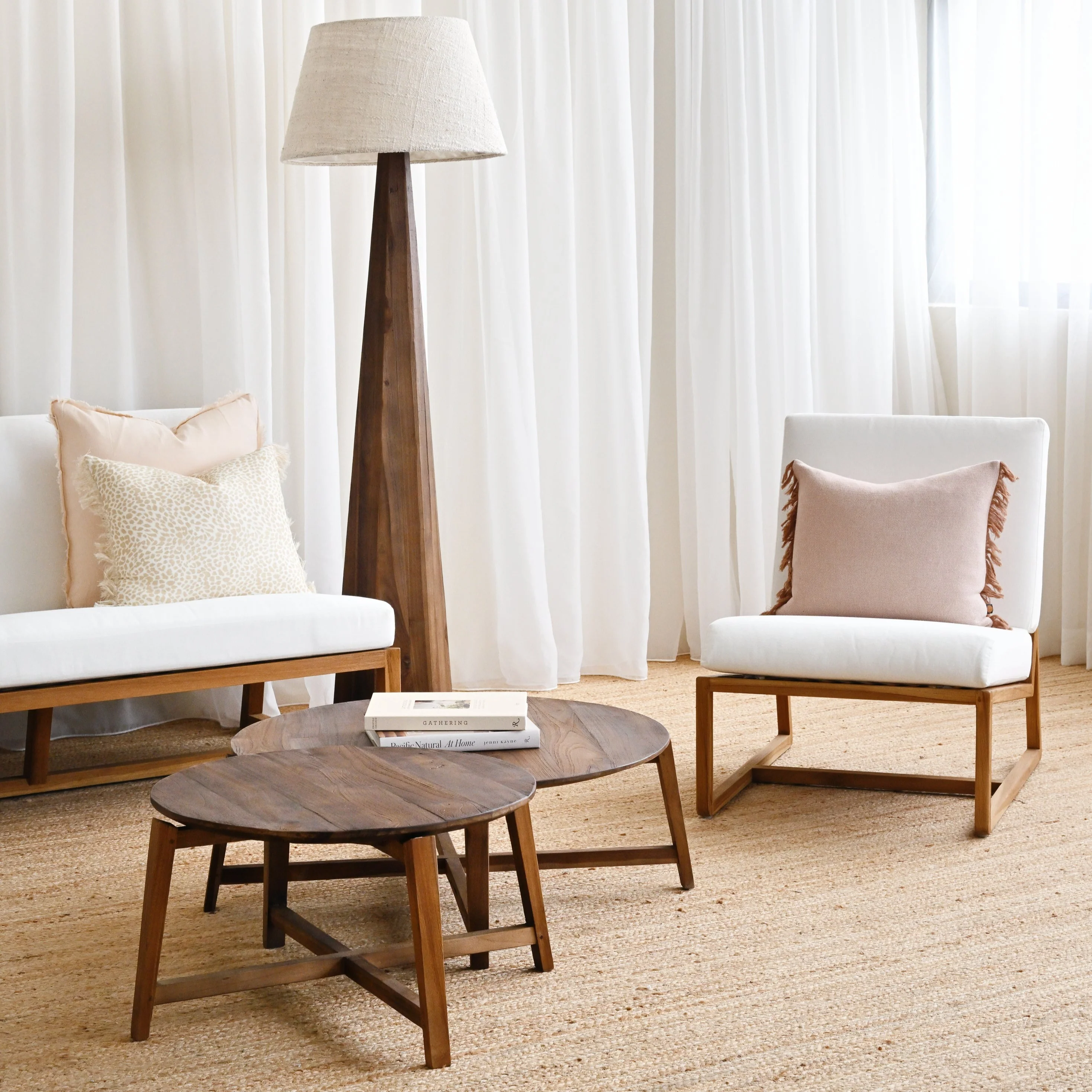 Milou Teak Coffee Table - Natural - Image 3