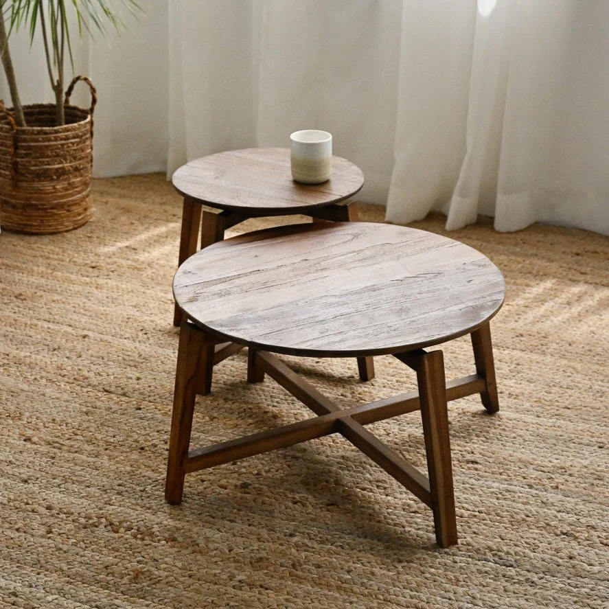 Milou Teak Coffee Table - Natural - Image 6