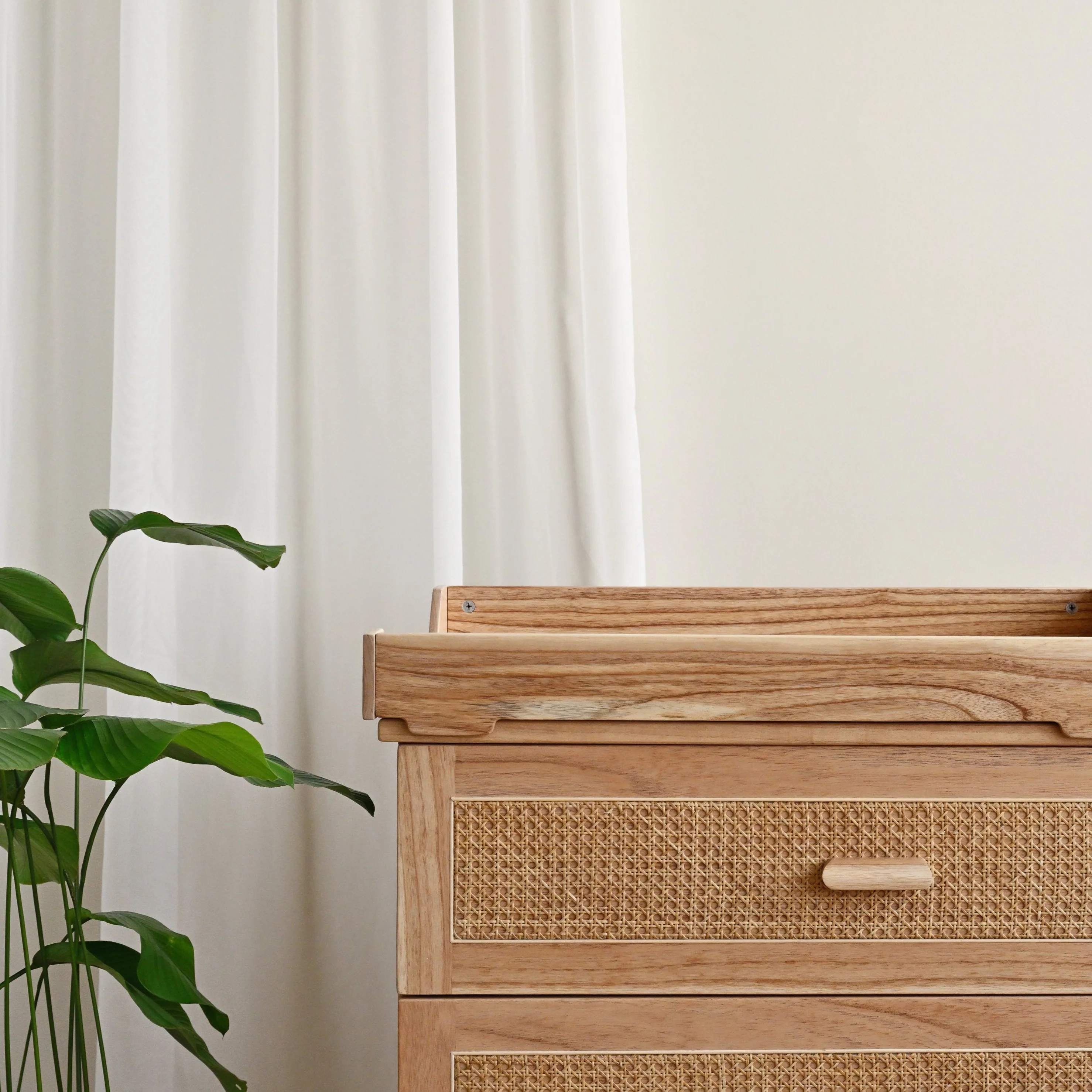 Nami Wood Chest of Drawers - Natural - Image 4