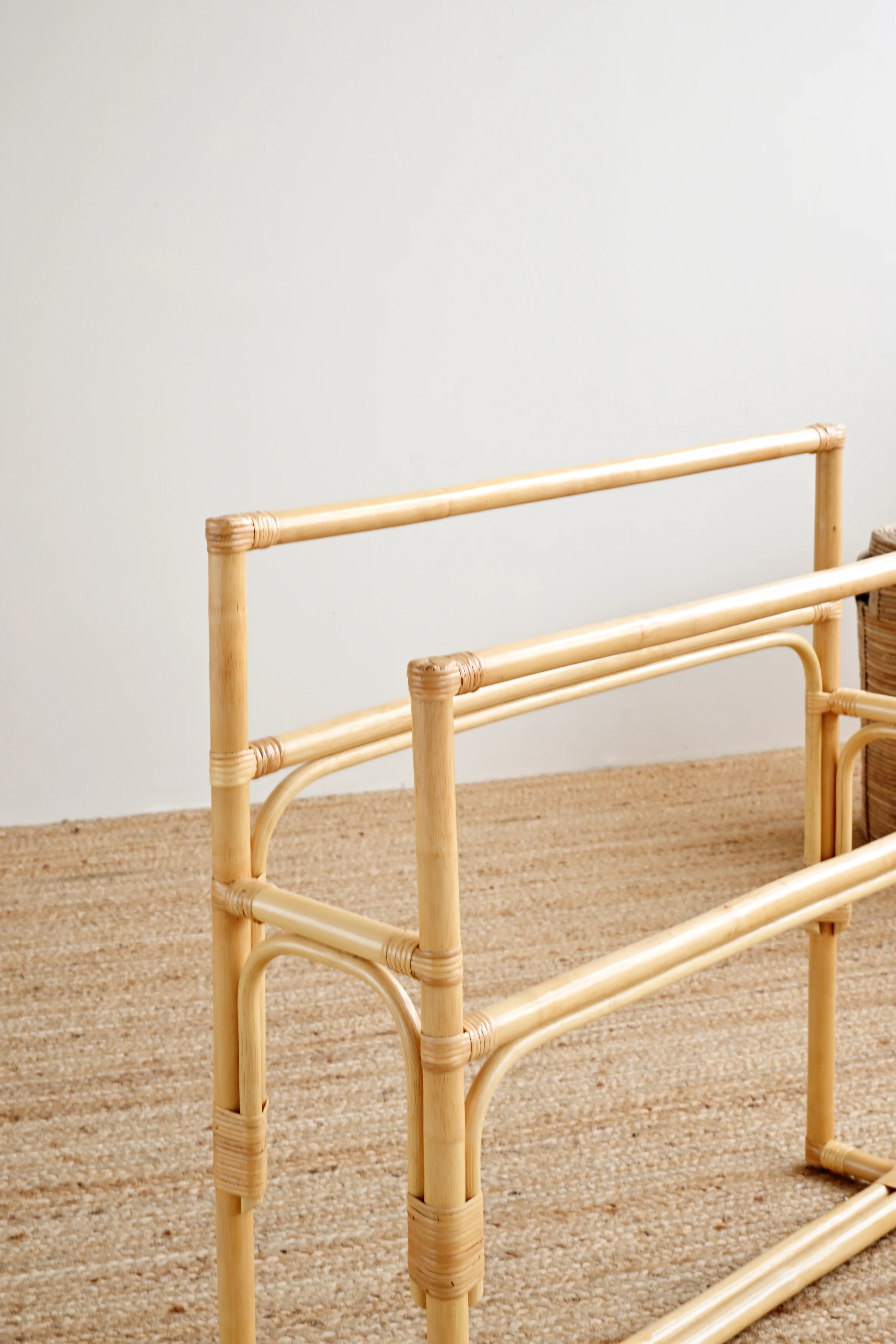Natural Rattan Towel Hanger - Image 4