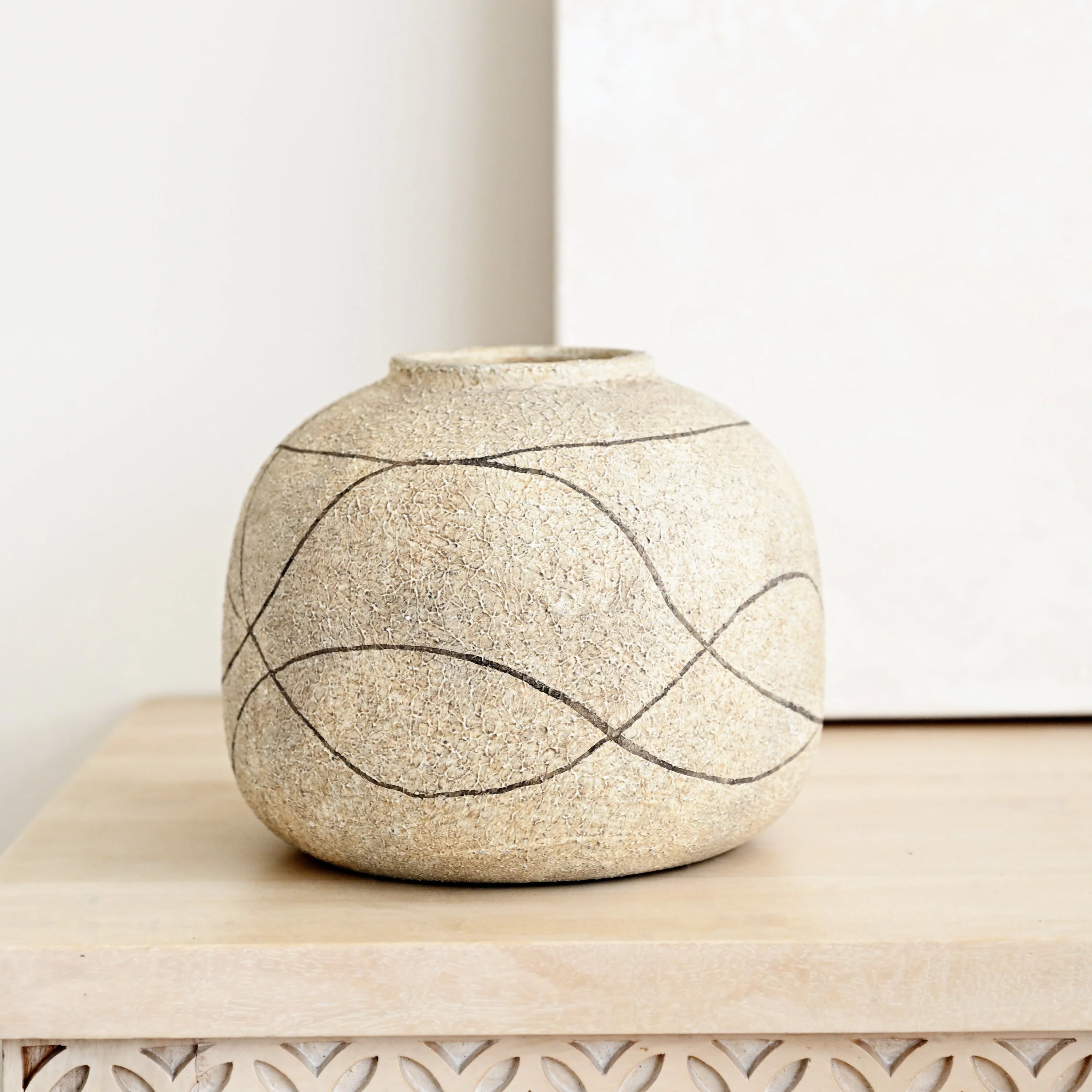 Niza Deco Vase - Natural