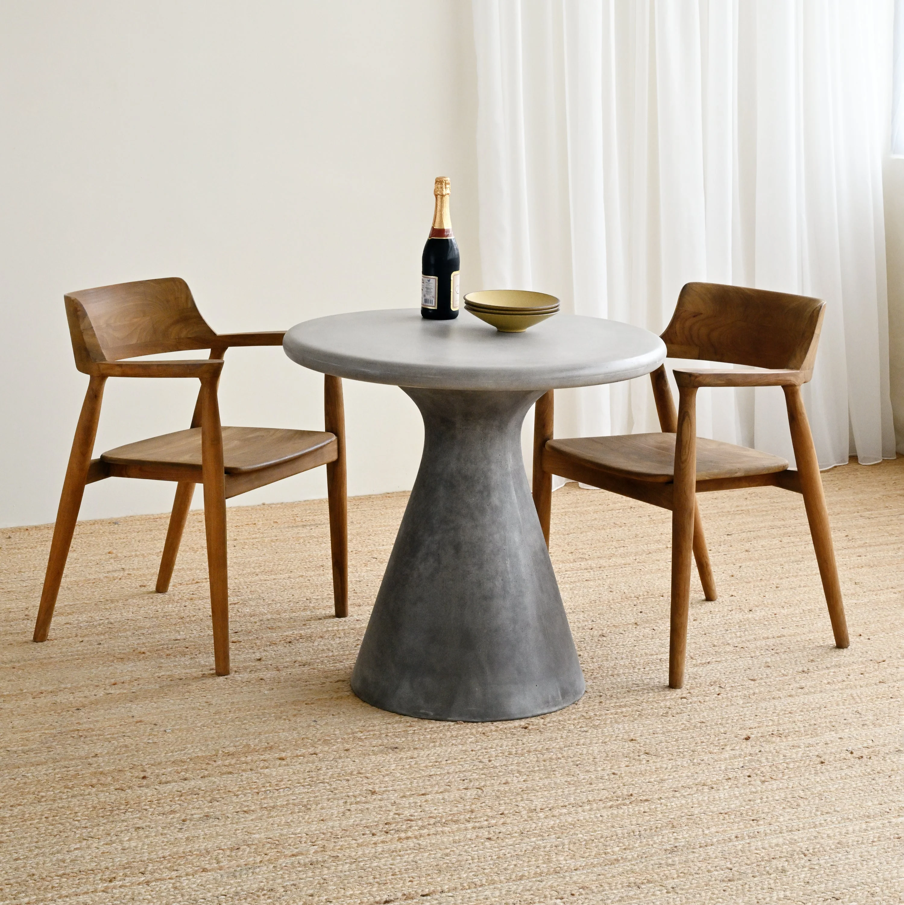 Novara Dining Table - Grey - Image 3