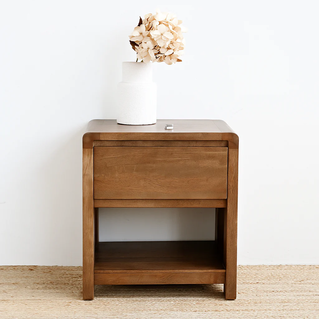 Oslo Bedside Table - Cocoa