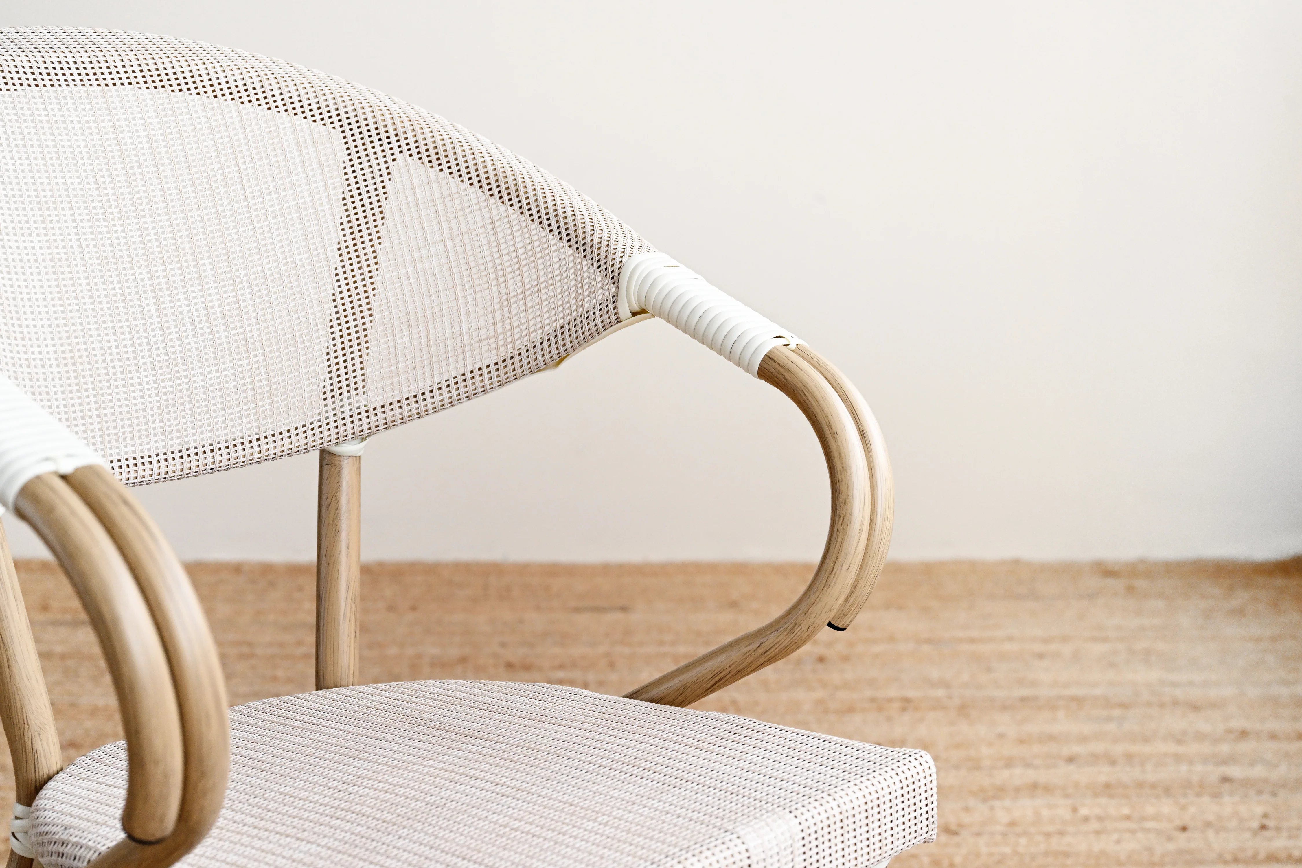 Outdoor Teslin Arm Dining Chair - Image 15