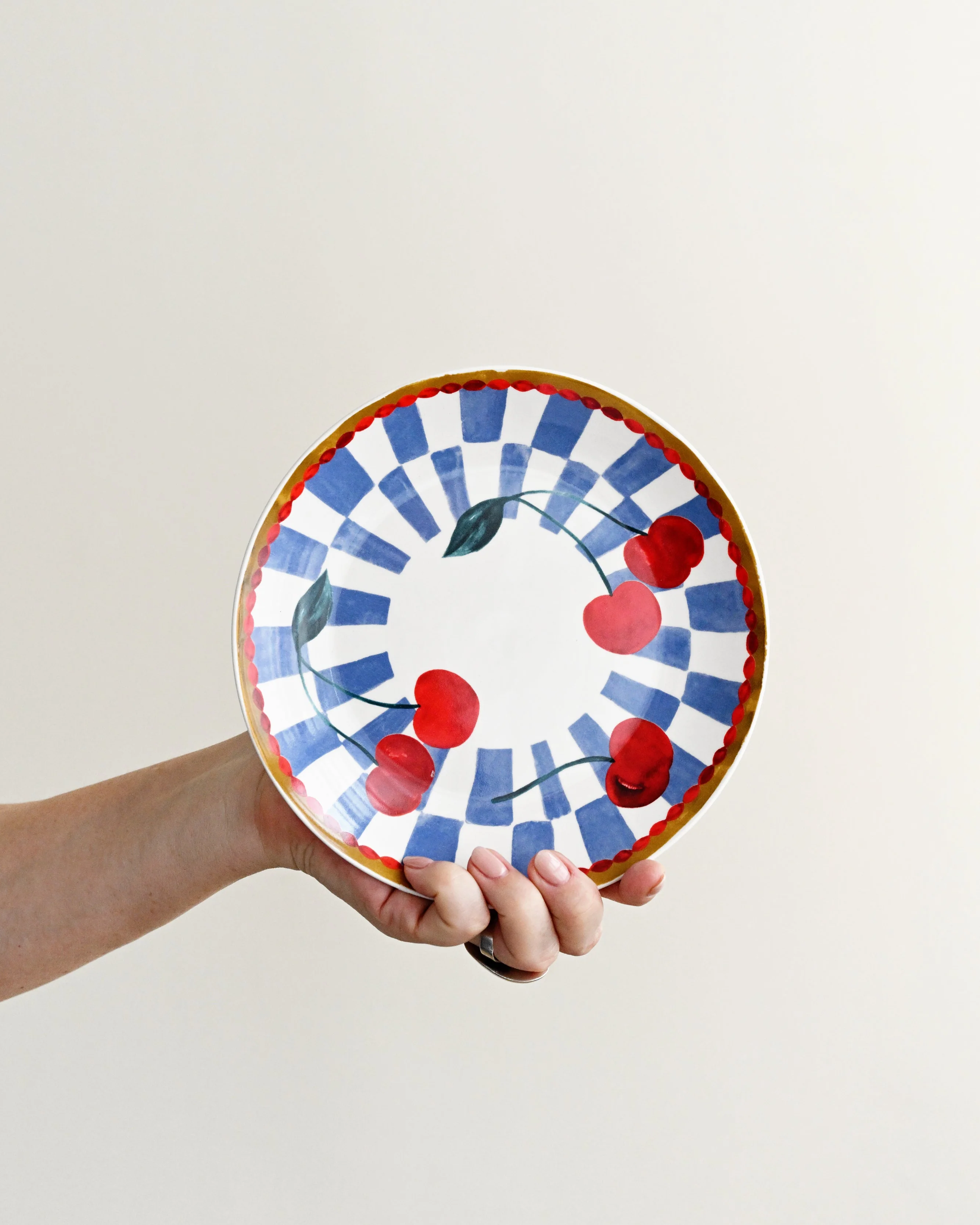 Porto Valentina Side Plate 20cm - Cherry