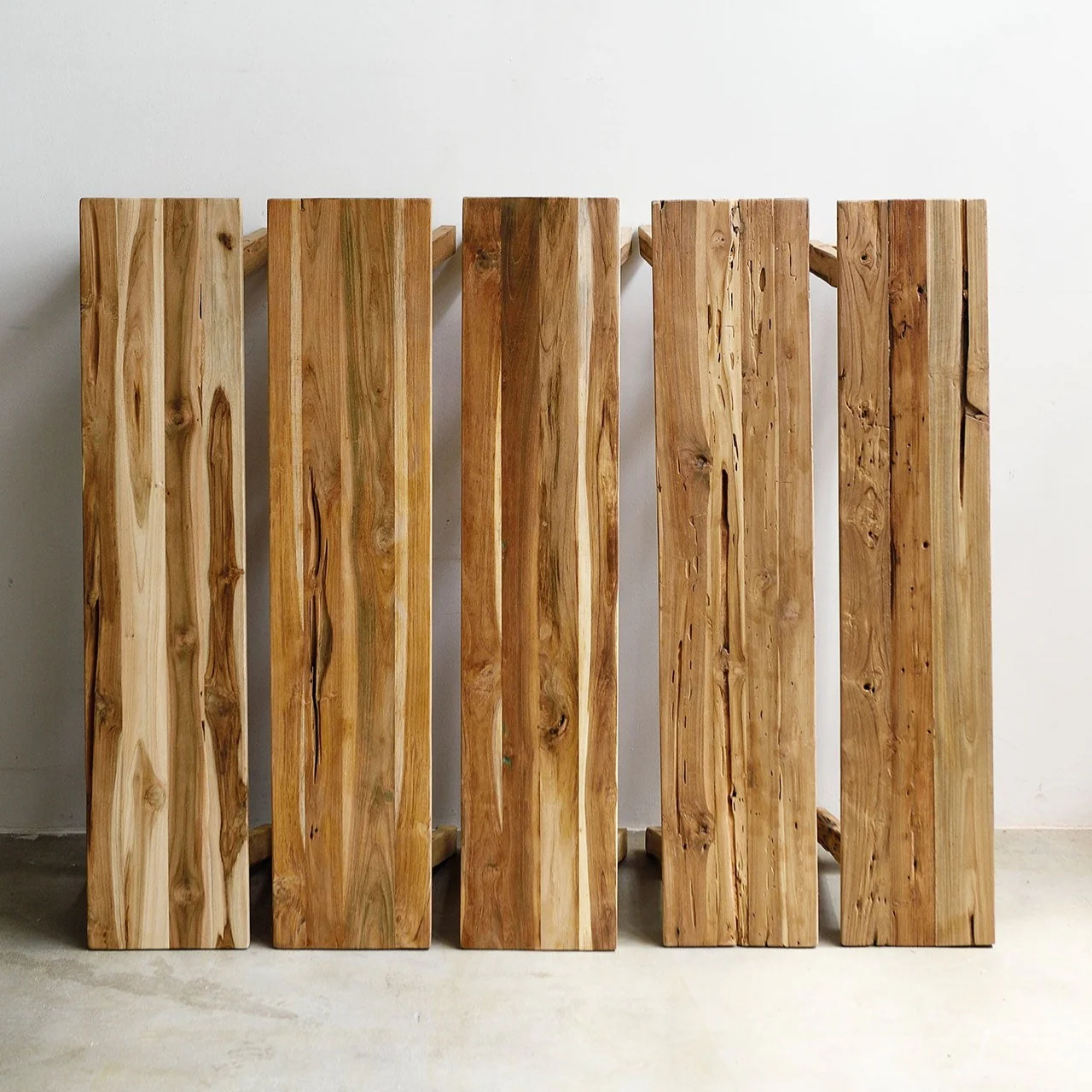 Reclaimed Teak Bench - Natural - Image 5