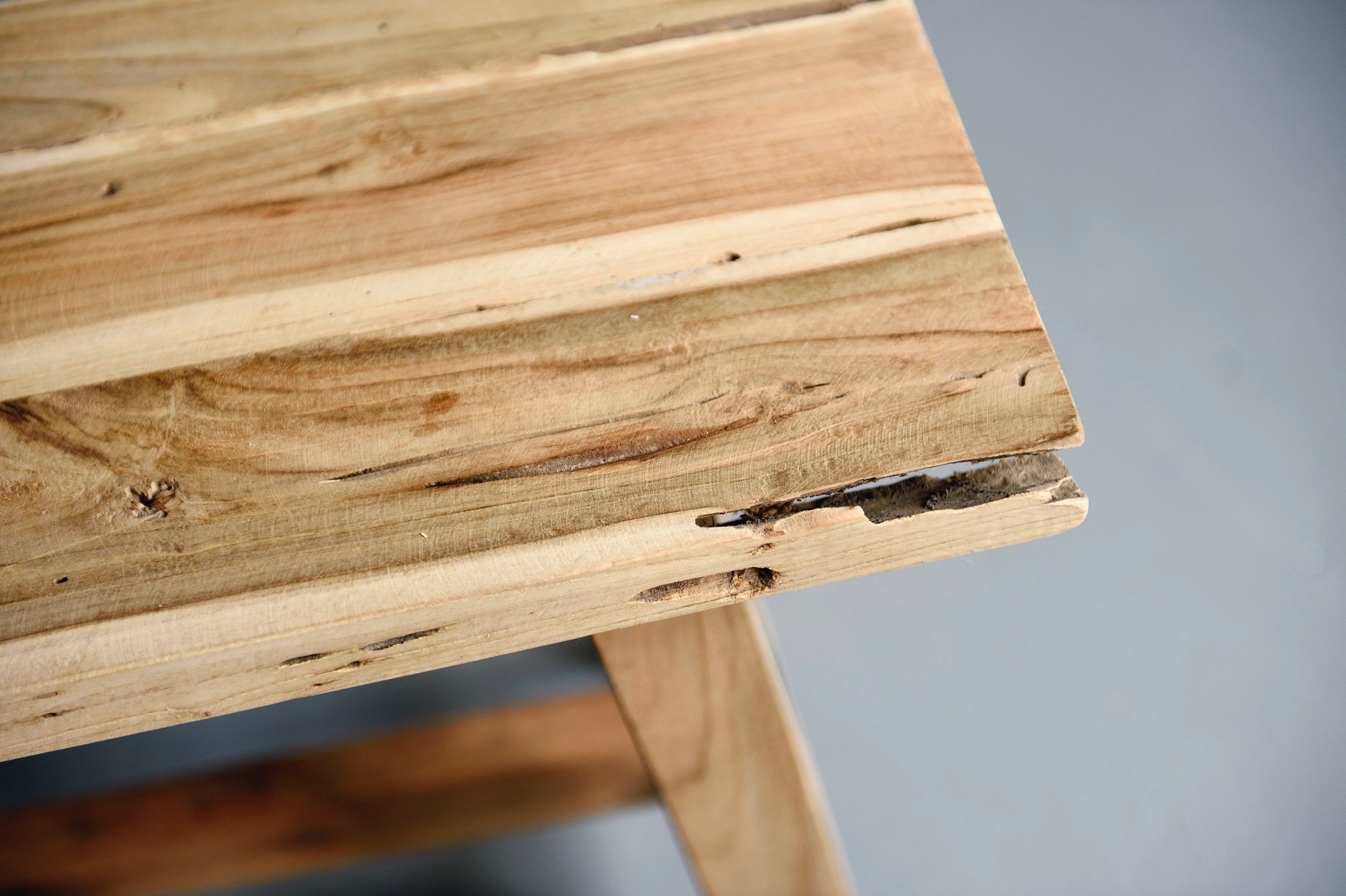 Reclaimed Teak Bench - Natural - Image 6