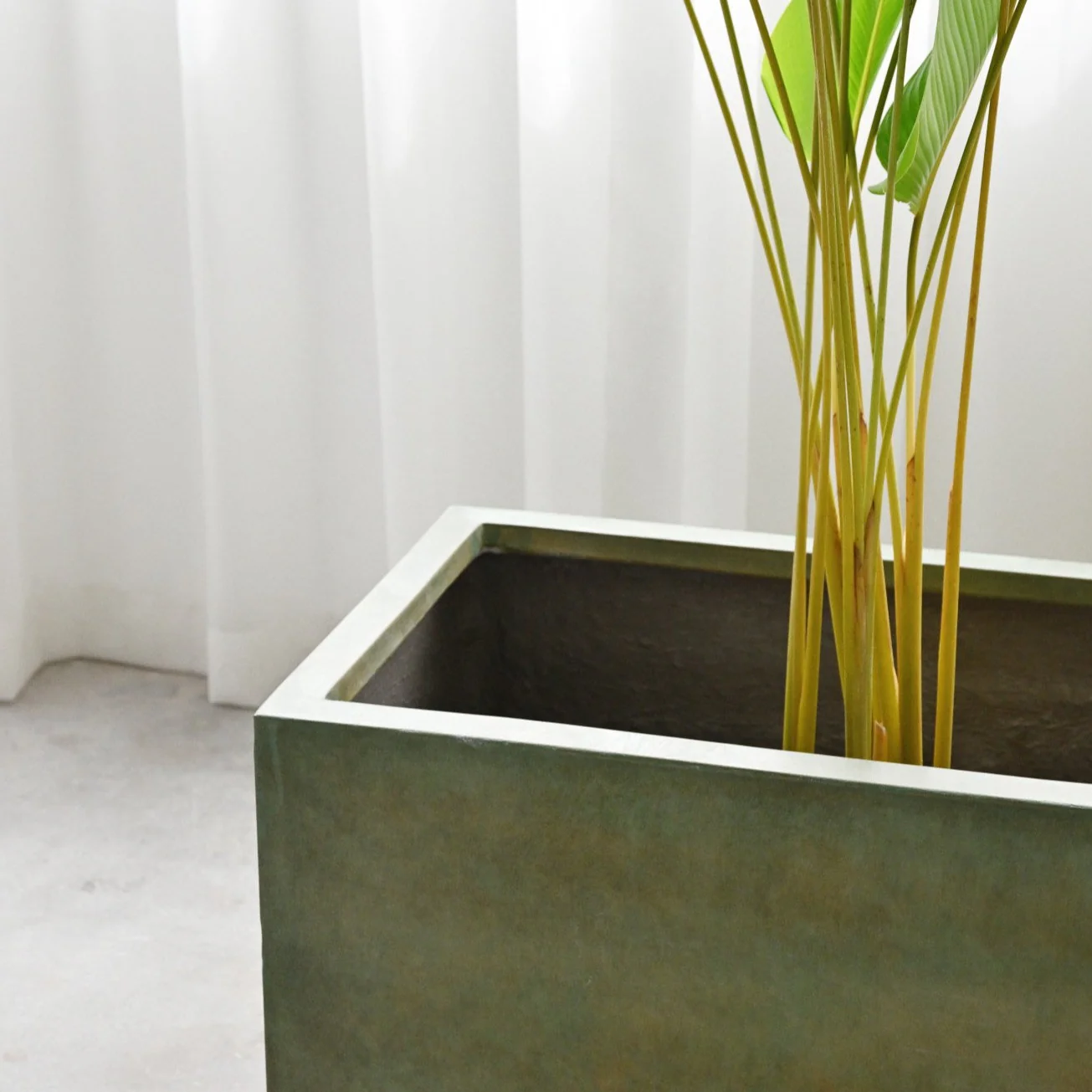 Rectangle Planter Box - Copper Green - Image 5