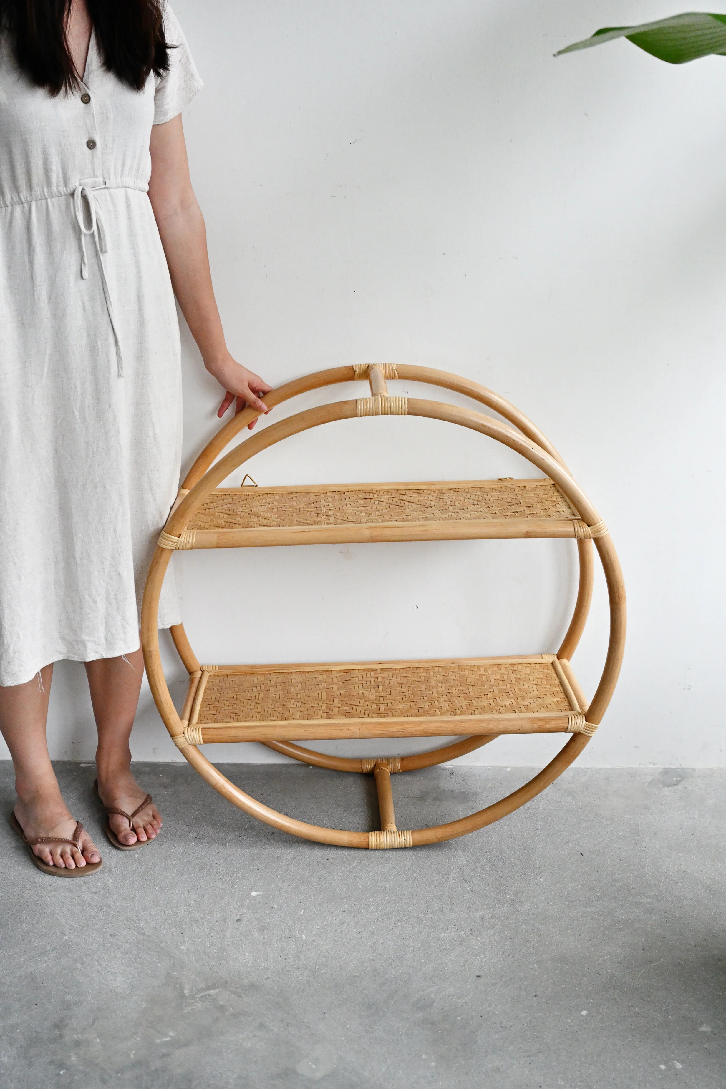 Round Rattan Wall Decor - Image 3