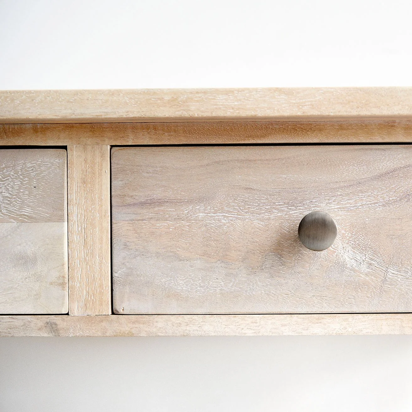Santorini Console 140cm - White Wash - Image 5