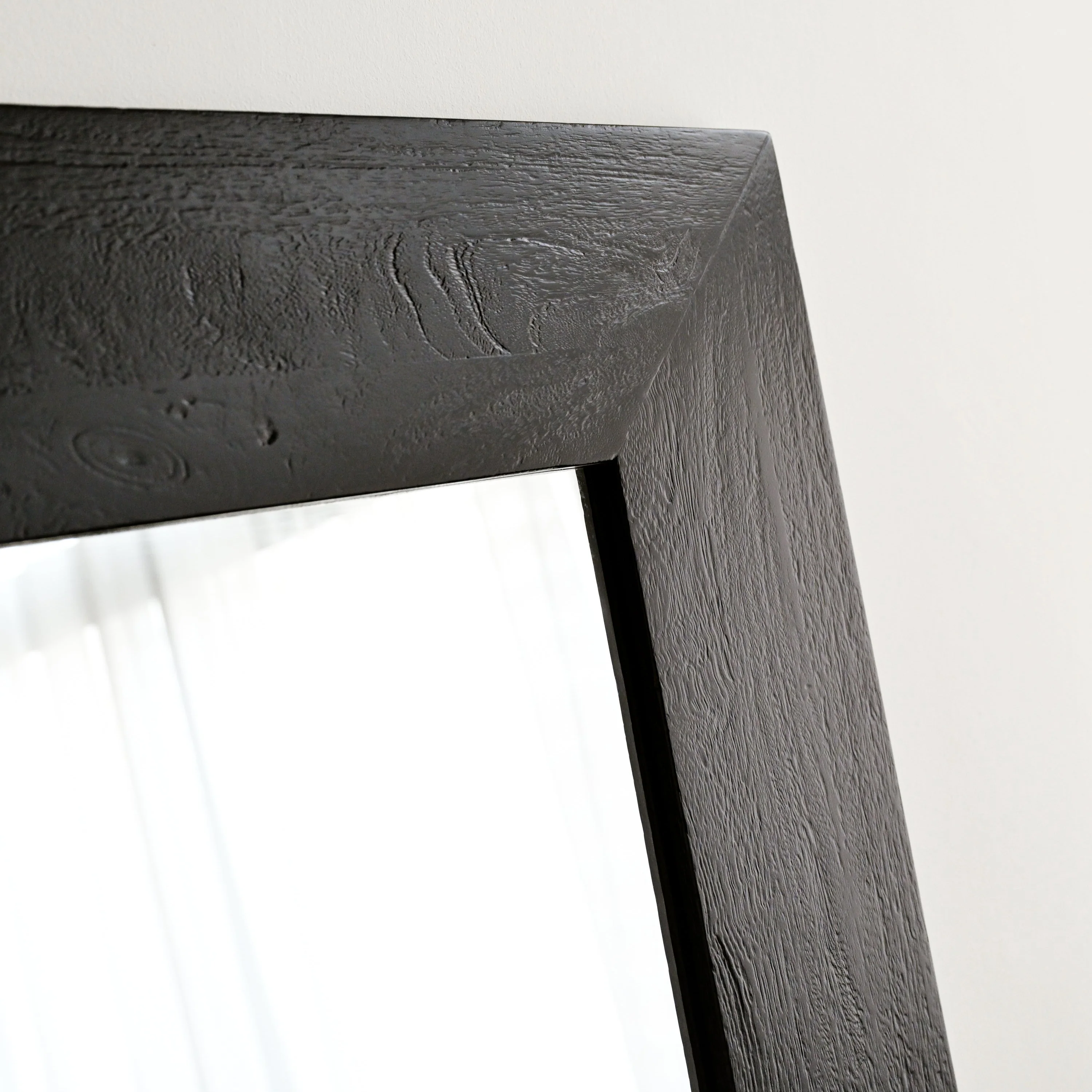 Santorini Mirror 180cm - Rustic Black - Image 2