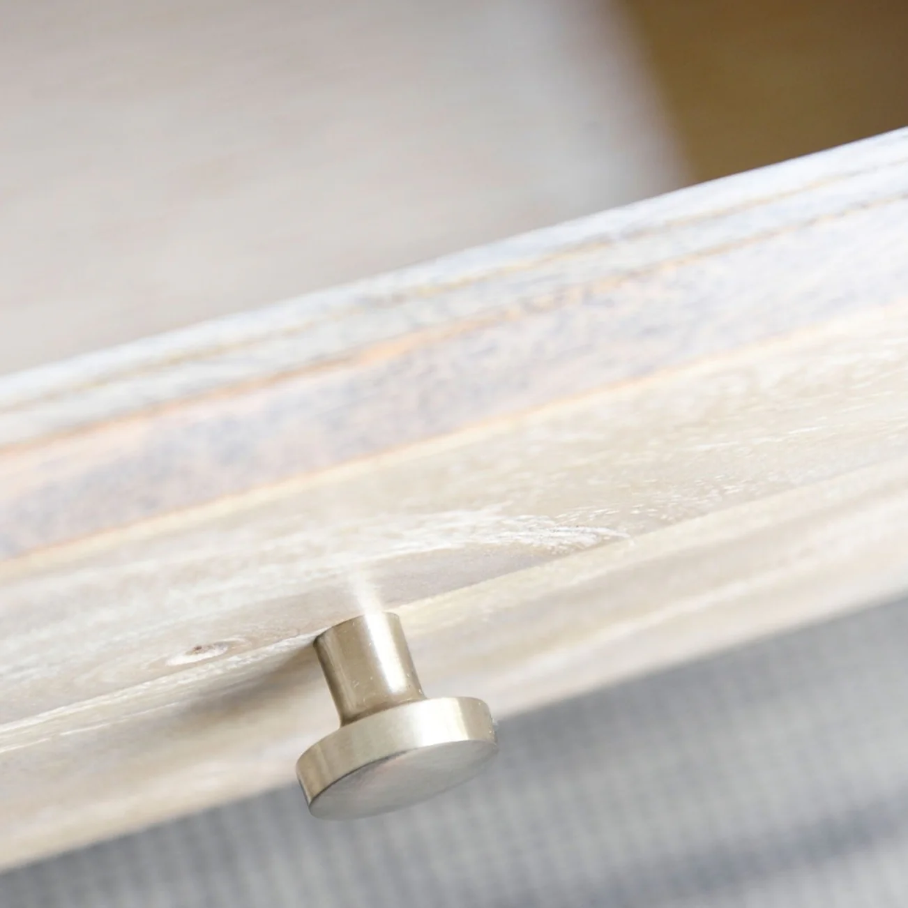 Santorini Side Console 100cm - White Wash - Image 6