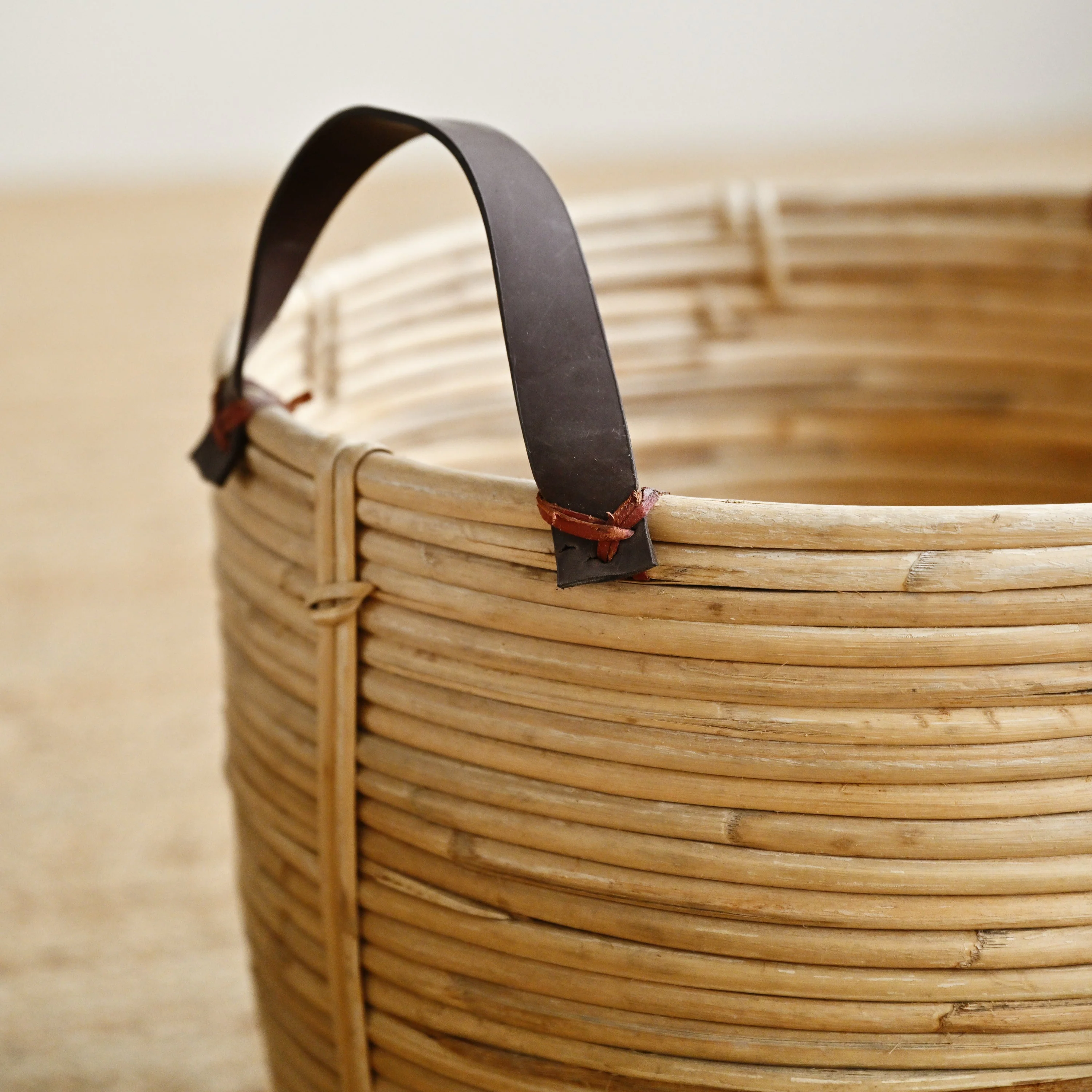 Seaside Rattan Basket with Handles - Image 6