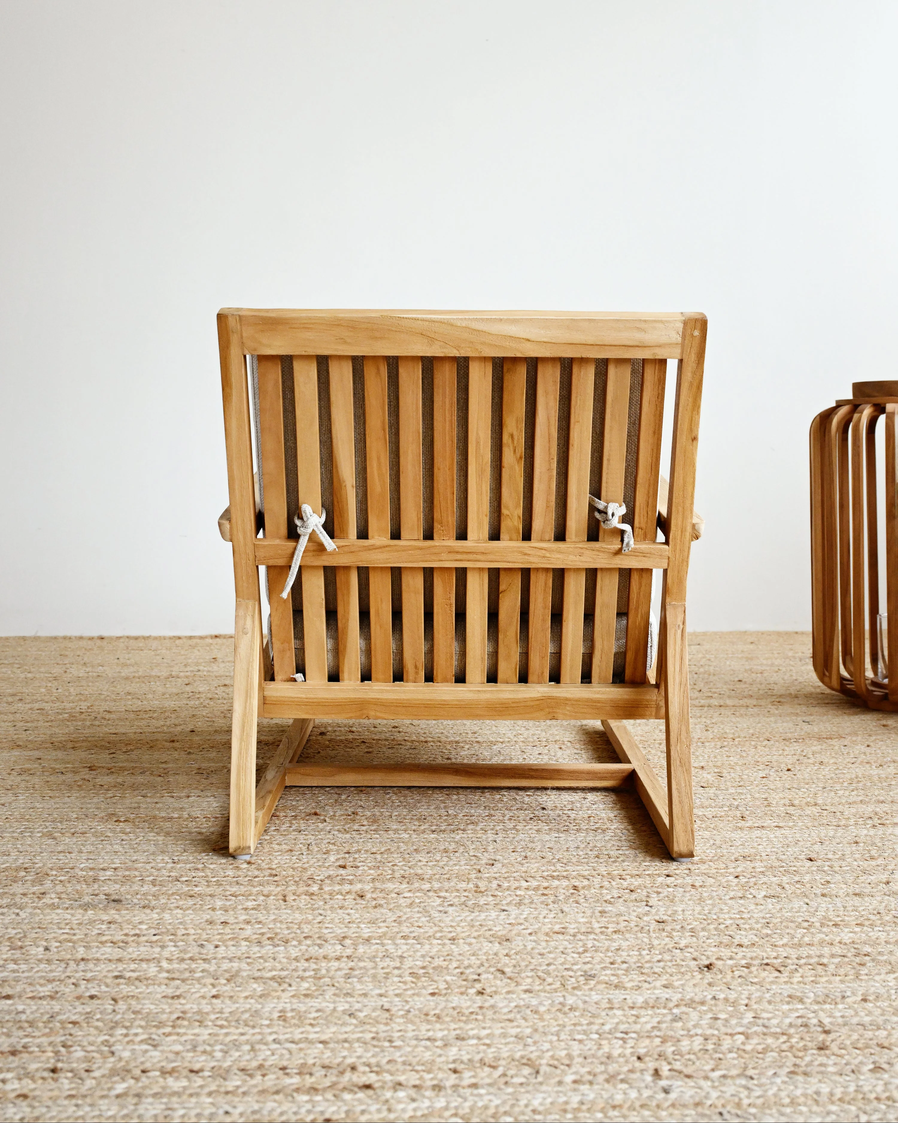 Shelby Teak Lounge Chair - Image 4