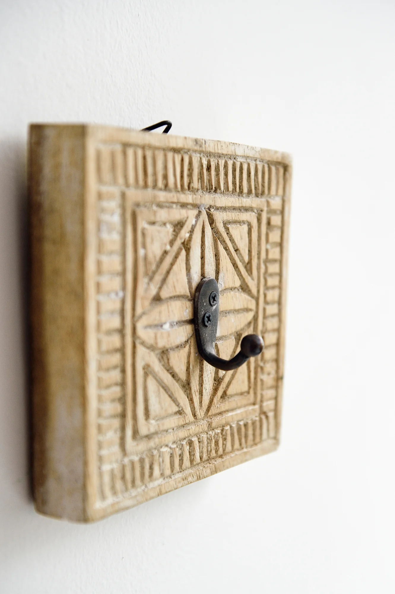 Square Wooden Hook - Image 4