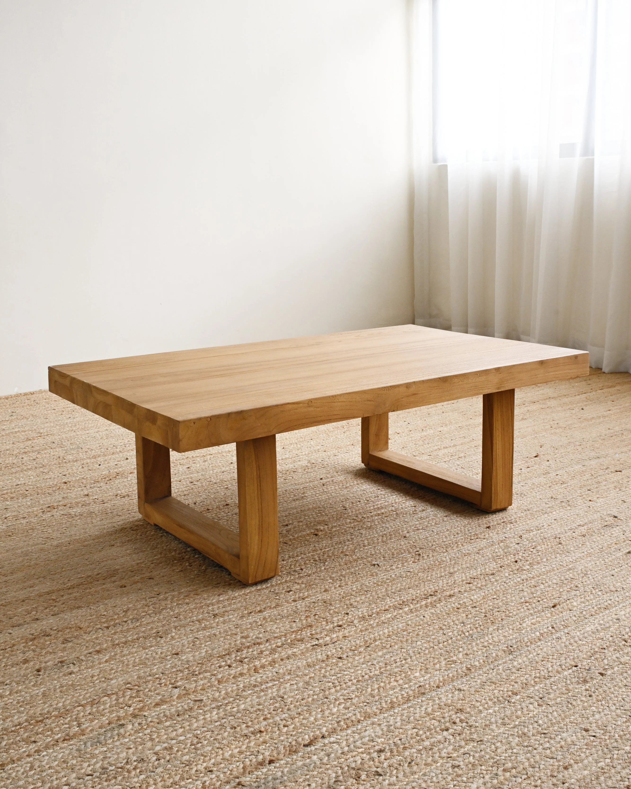 Sumbawa Teak Coffee Table - 120cm - Image 4