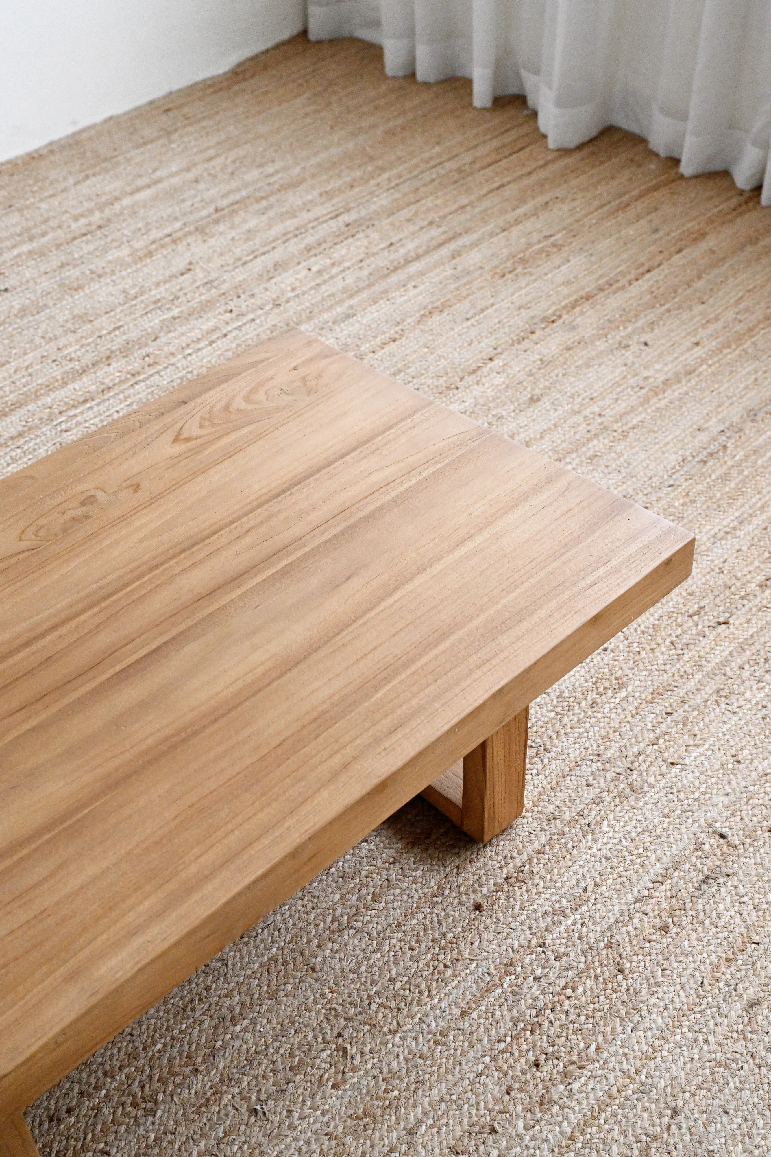 Sumbawa Teak Coffee Table - 120cm - Image 7