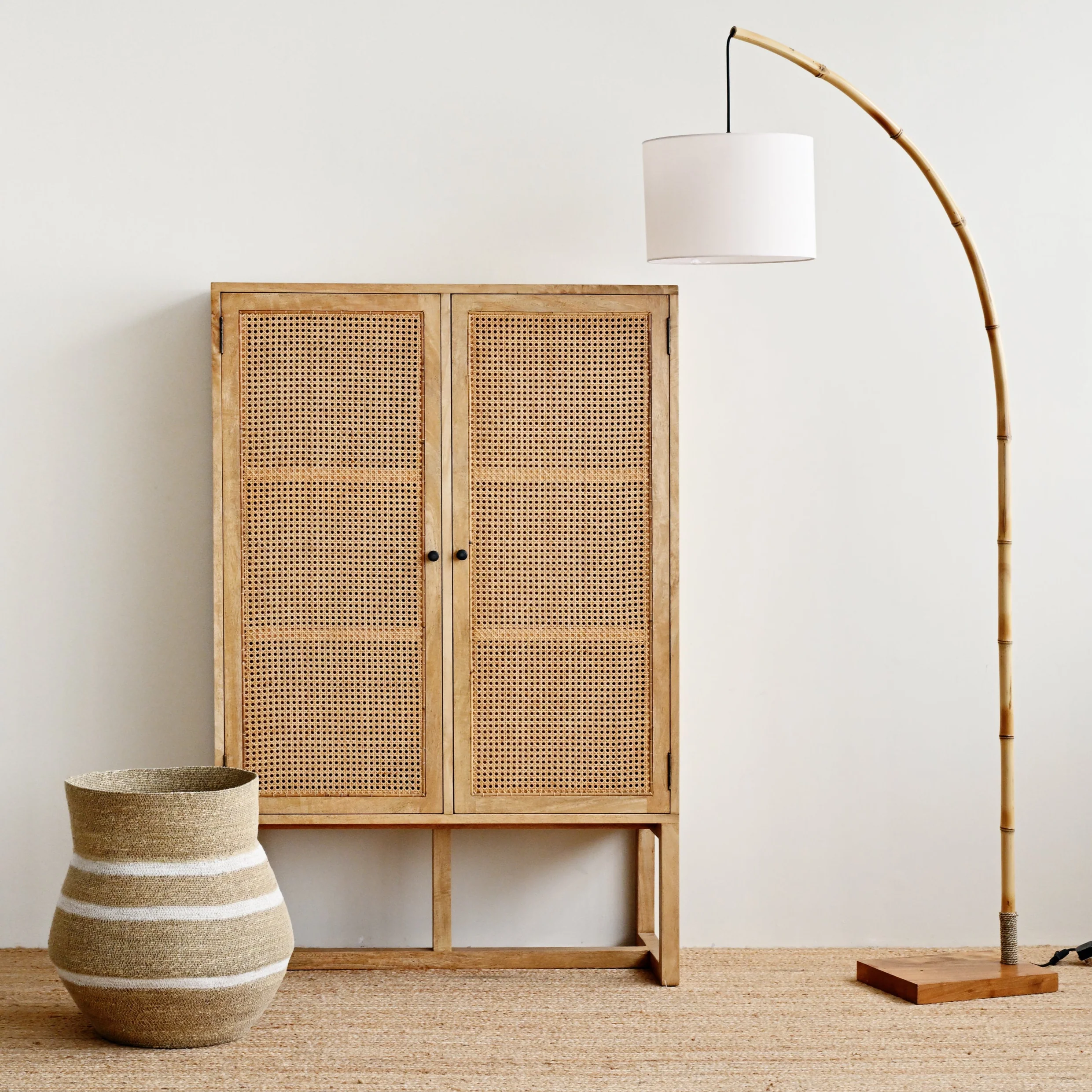 Tall Gili Cabinet - Natural