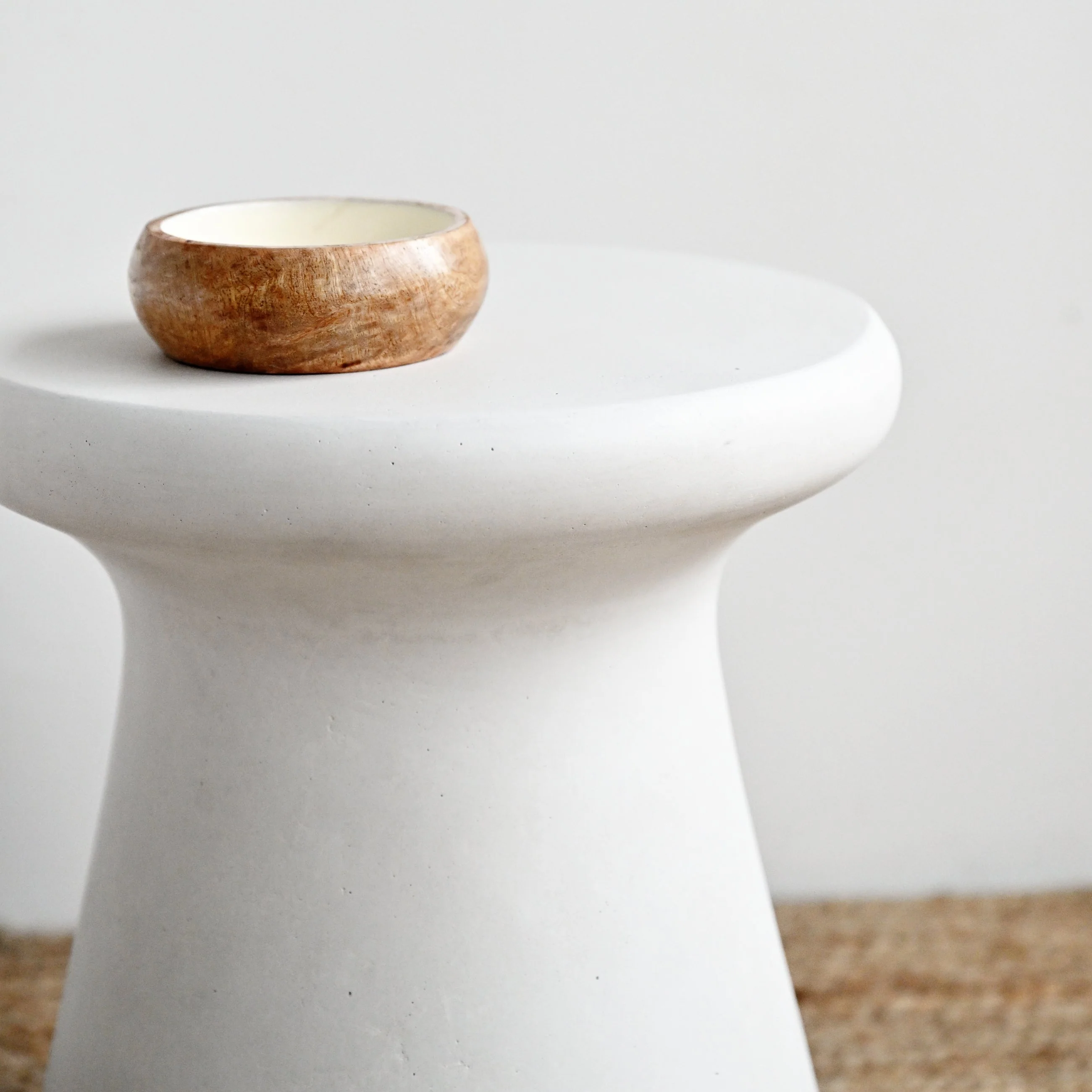 Veria Side Table Stool - White - Image 10