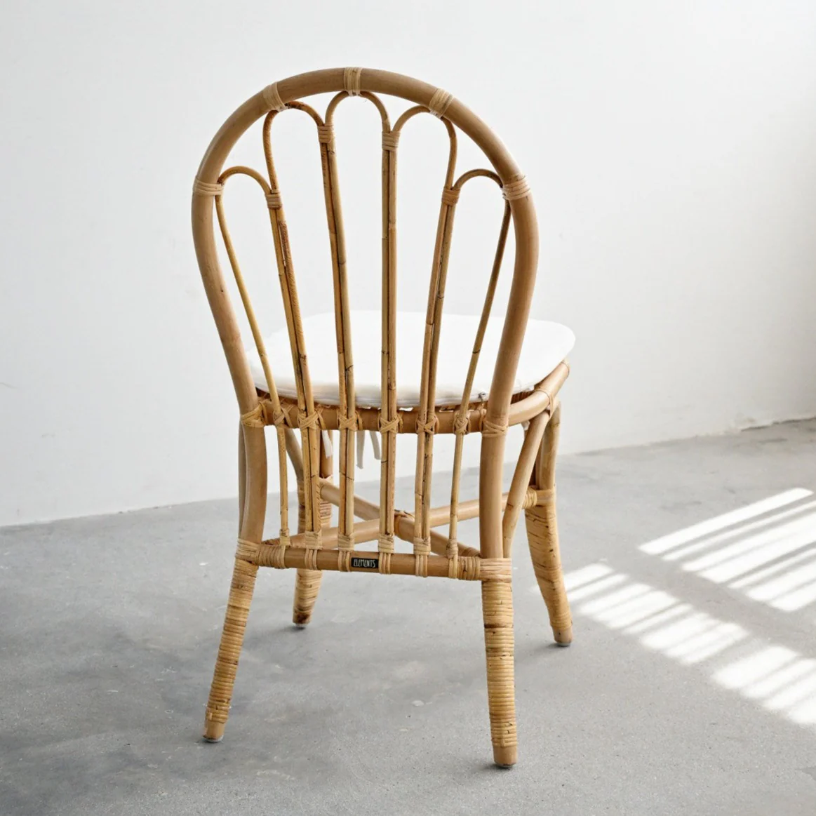 Vine Rattan Dining Chair - Natural - Image 3