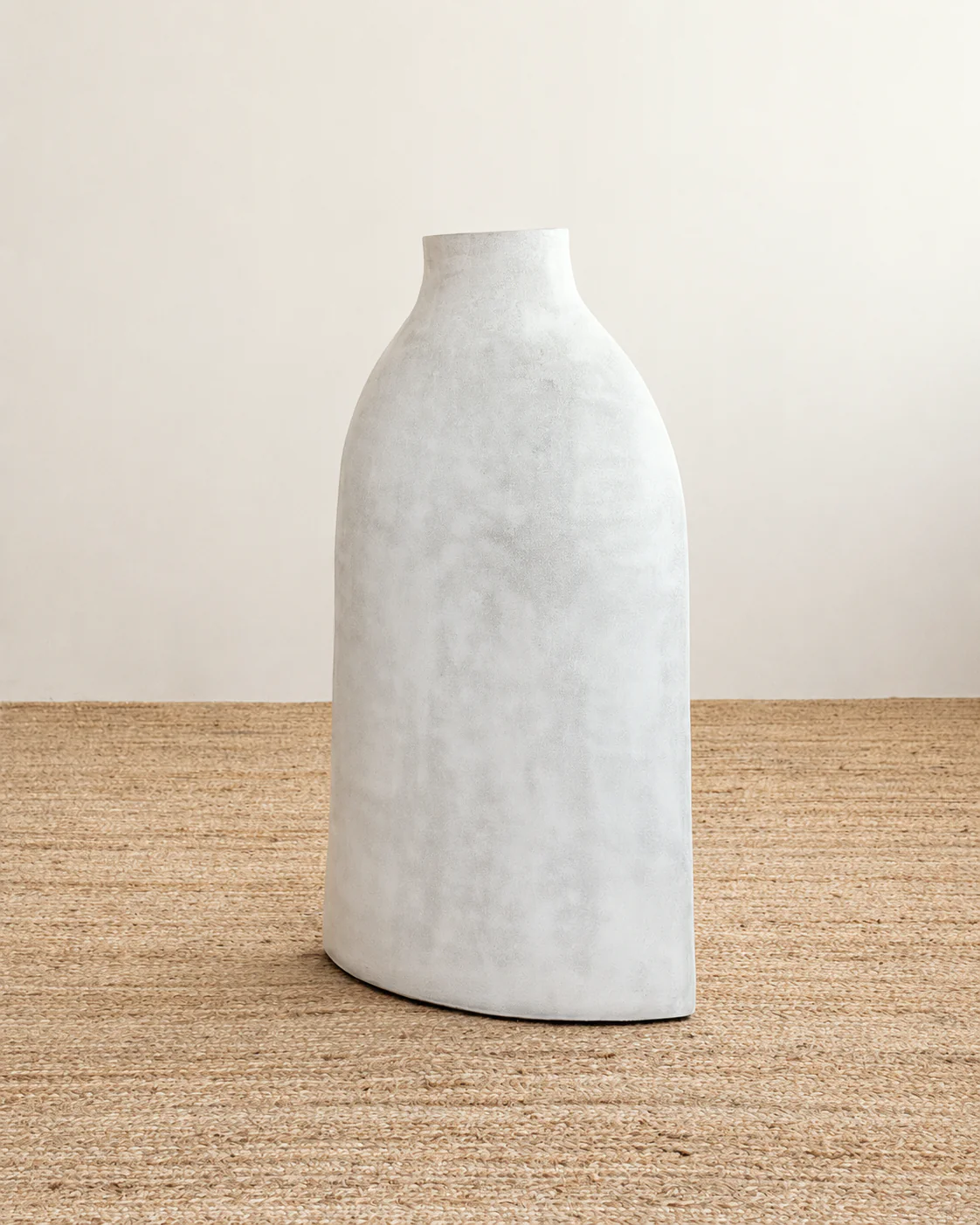Stone Grey Curved Decorative Vase - Image 5