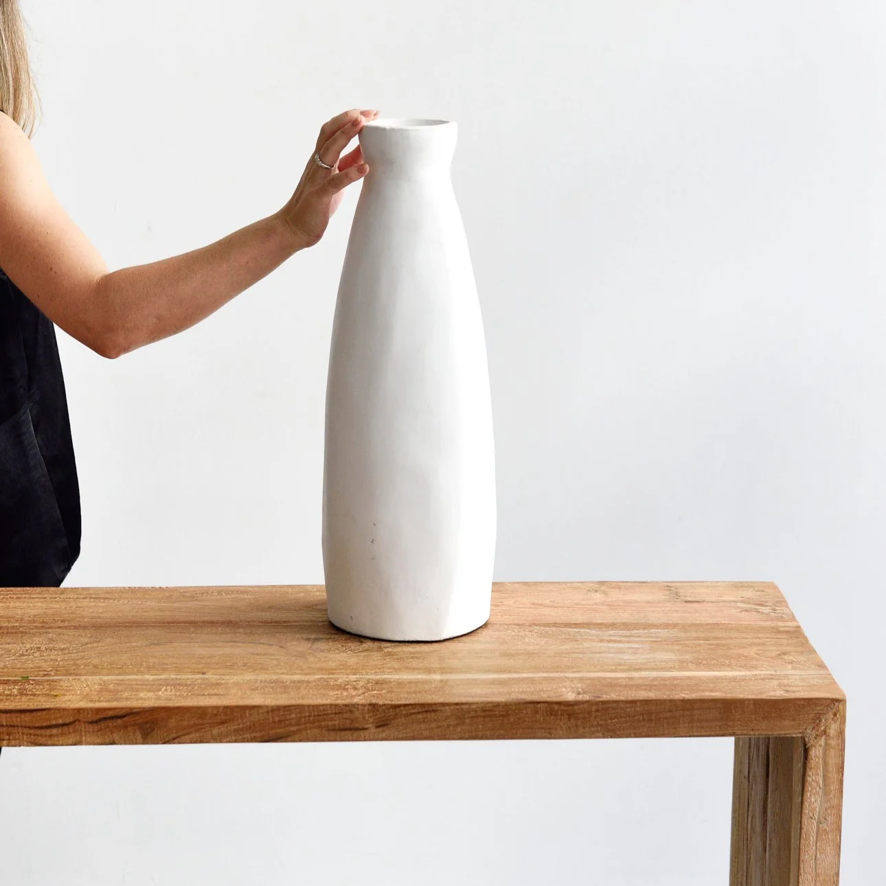 White Pottery Vase - Image 8