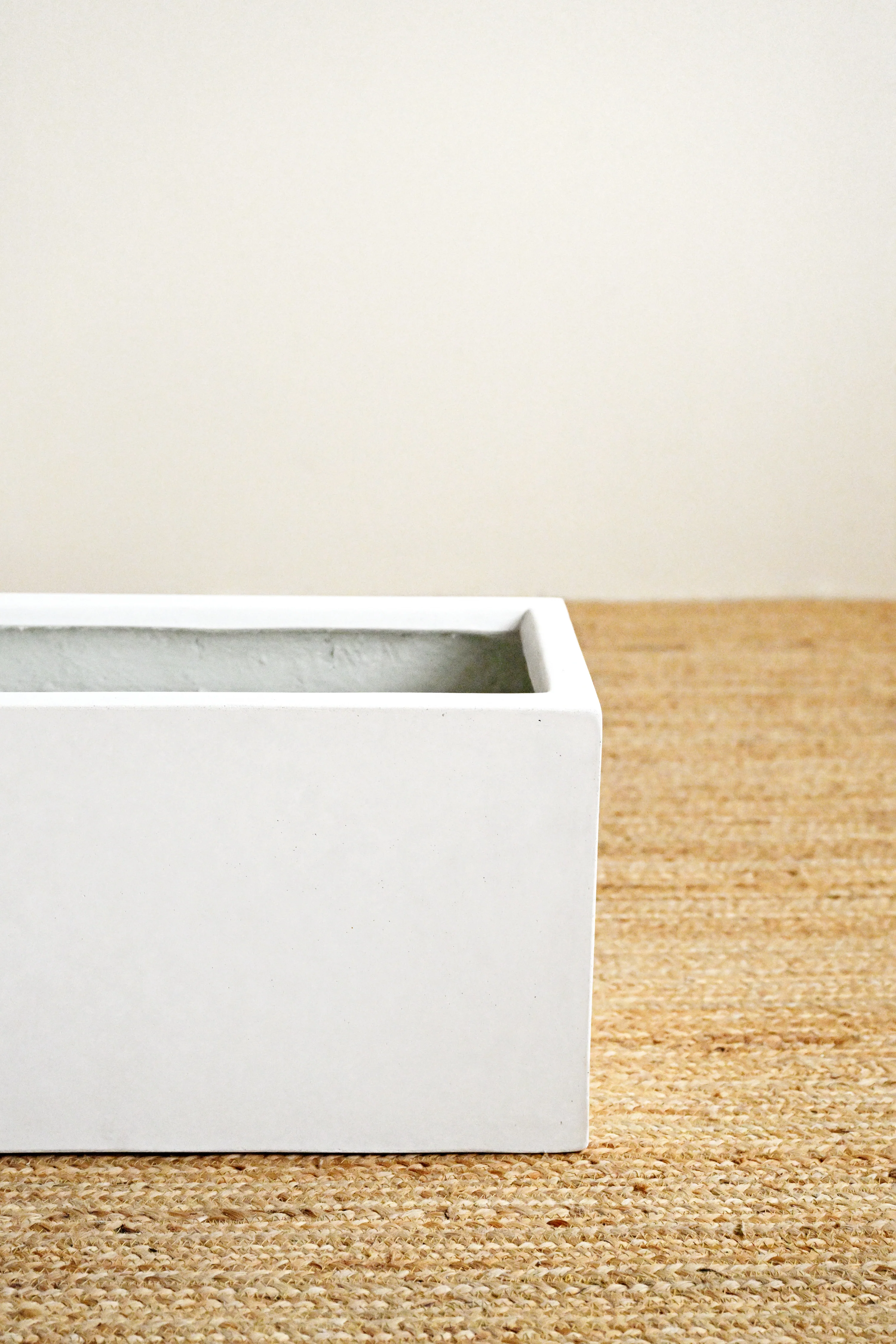 White Rectangle Planter Box - Image 5